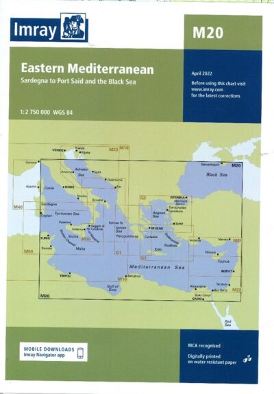 EASTERN MEDITERRANEAN CHART M20