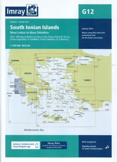 SOUTH IONIAN ISLANDS CHART G12