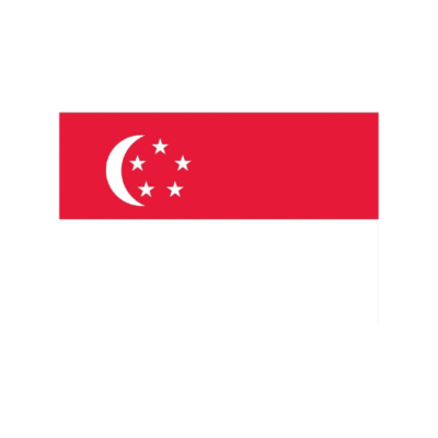 COURTESY FLAG - SINGAPORE