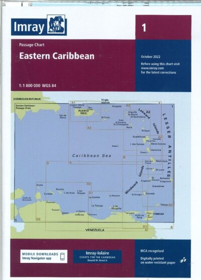 IMRAY  - CHART EASTERN CARIBBEAN. CHART 1