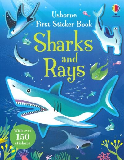 SHARKS AND RAYS - STICKER BOOK