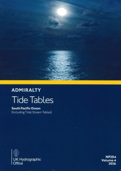 ADMIRALTY TIDE TABLES - SOUTH PACIFIC OCEAN (NP204(4) 2026