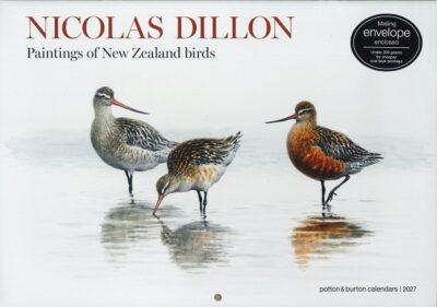 NICOLAS DILLON PAINITNGS OF NEW ZEALAND BIRDS CALENDAR 2027